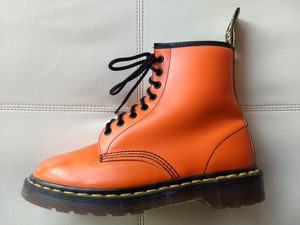 orange dr martens