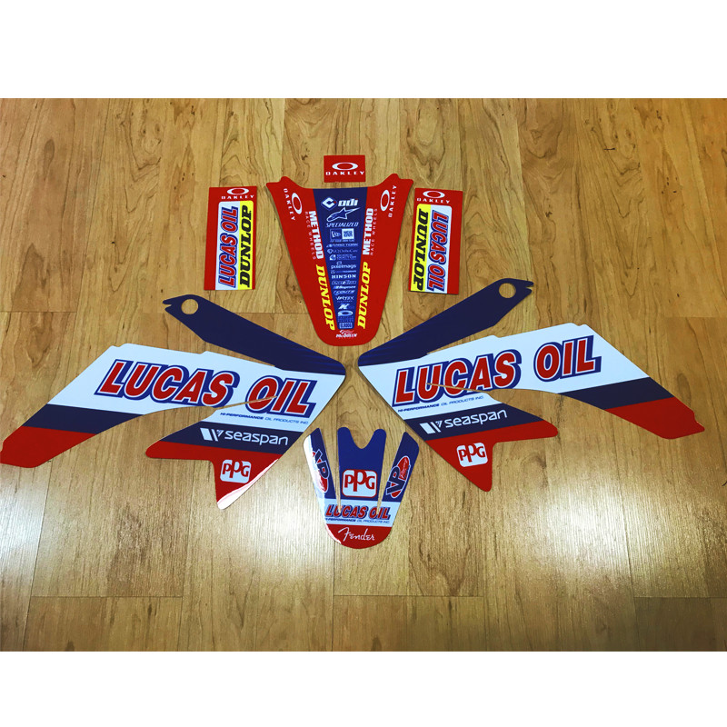 : Red / Blue Decal