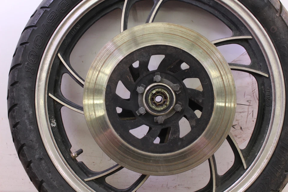 Yamaha Virago 500 XV500 1983 conjunto de rueda delantera con disco de freno/rotor Foto 2 de 4