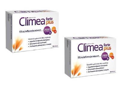 CLIMEA FORTE PLUS 2x30 Tab./Menopause/gesunde Haare und Haut/Immunität