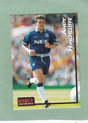 ANDY HINCHCLIFFE EVERTON MERLIN ULTIMATE PREMIER LEAGUE KARTEN 1995-96