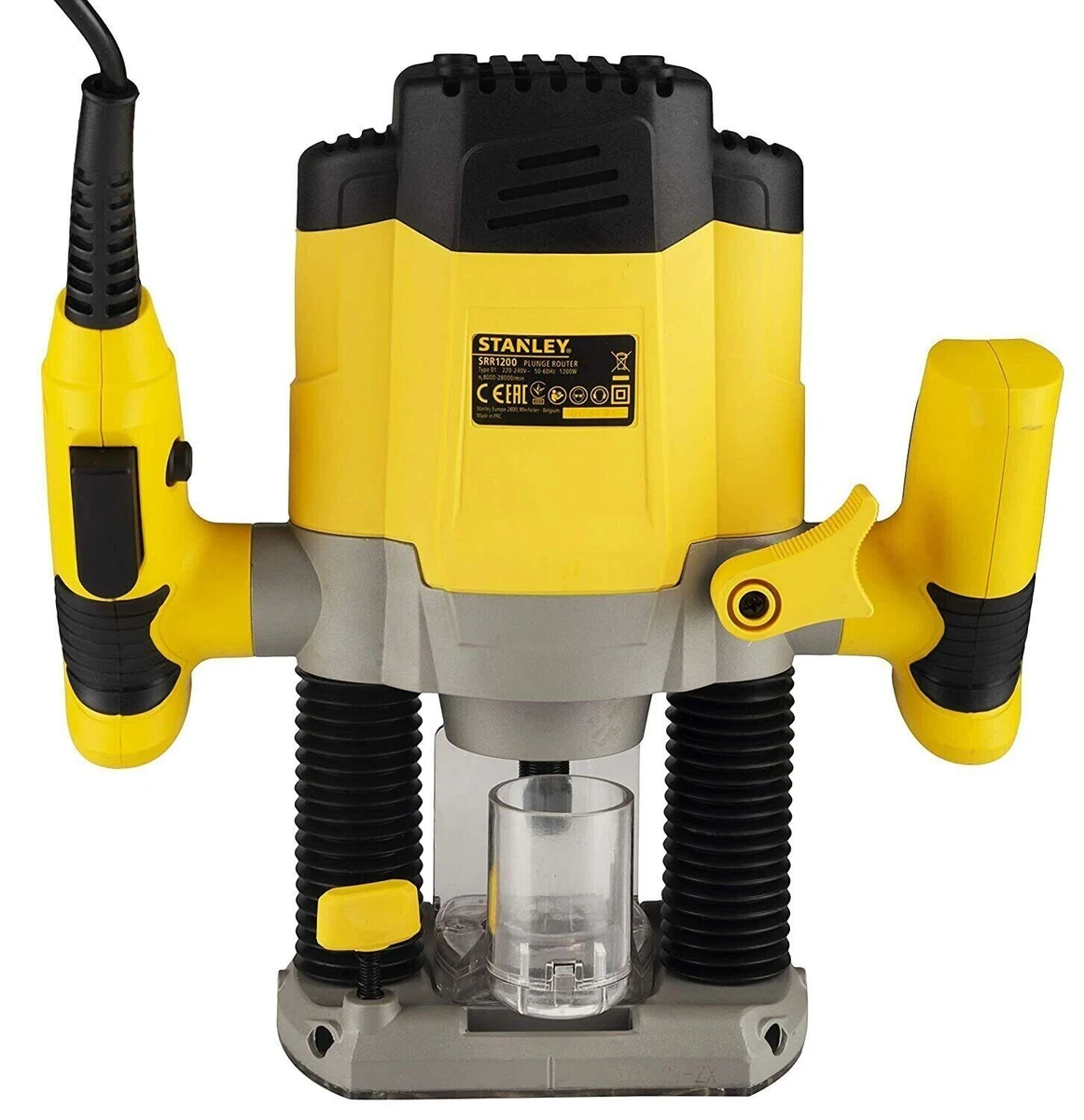 Stanley 1200W 55mm Variable Speed Plunge Router SRR1200 220V