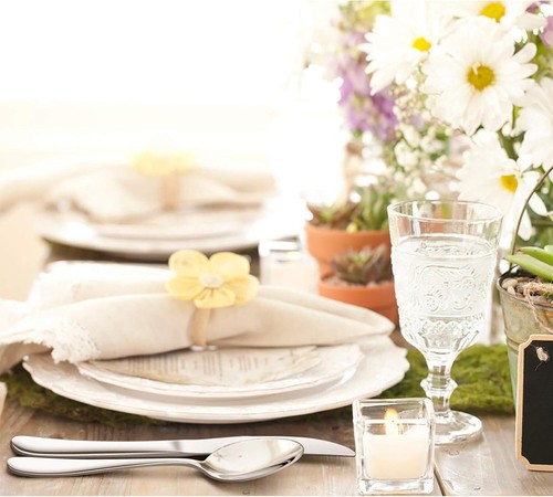 40-Piece Raindrop Silverware Set - Premium Stainless Steel for Elegant Dining - Picture 8 of 9