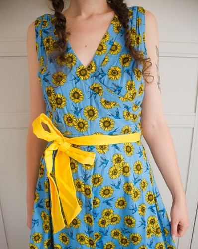 Sunflower Cottagecore Dress by Lindy 