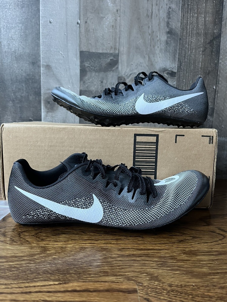Nike Zoom Ja Fly 4 Track Cleats Black White Gold Men's Size Nike Zoom Ja Fly 4 Track Cleats Black White Gold Men's Size