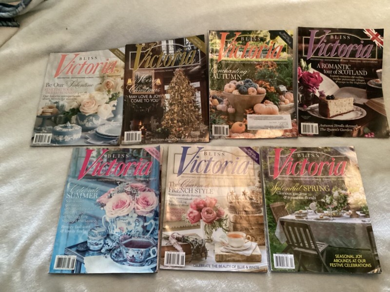 Lot of 7   2022.  VICTORIA  magazine