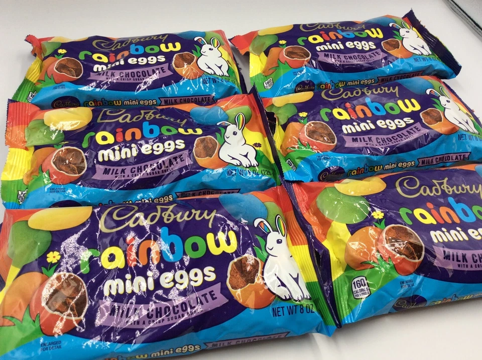 Cadbury Mini Eggs RAINBOW Milk Chocolate with a Crisp Sugar Shell, 3 POUNDS - Image 2 of 3