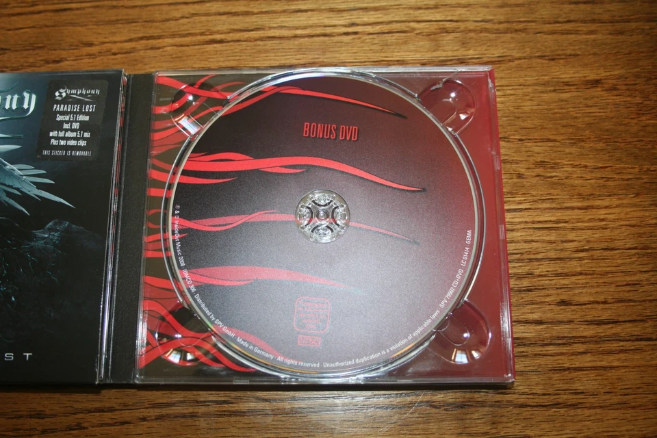 SYMPHONY X-" PARADISE LOST" CD / DVD 2008 SPECIAL EDITION DIGIPAK - Bild 4 von 4