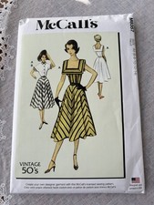 McCalls Retro Vtg 50  s Glam Misses Dress  Jacket Sewing Pattern Sz6-14 NEW