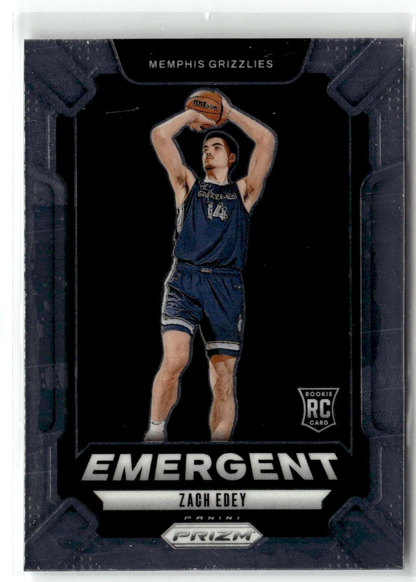 2024-25 Panini Prizm #16 Zach Edey Emergent
