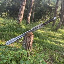 Custom Handmade Carbon Steel Blade Urkema Machete Sword | Hunting Sword Camping
