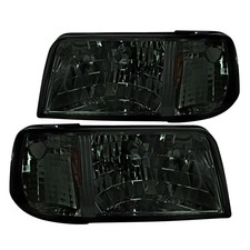 For 1993-1997 Ford Ranger 2in1 Style Smoke Headlights Corner Signal Lamps Pair For 1993-1997 Ford Ranger 2in1 Style Smoke Headlights Corner Signal Lamps Pair