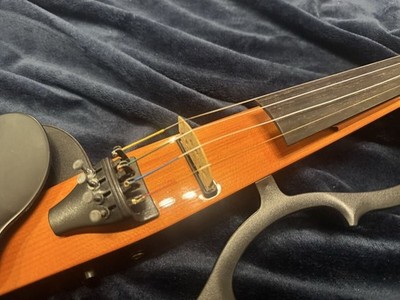 Yamaha SV-100 Silent Violin 1990's Brown Made In Japan w/Yamaha