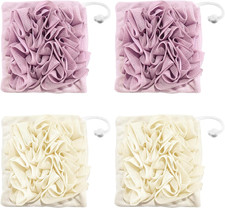 4 Pack Bar Soap Loofah,2-In-1 Loofah Washcloth with Soap Pocket Bar Soap Pouch