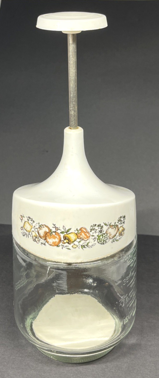 Vintage MCM 1970s Gemco Corning Ware Spice Of Life Food Herb Nut Chopper