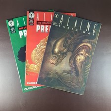 Aliens Vs Predator Deadliest of The Species #2 & 3 + Earth War #1 - 3 Comic Lot!