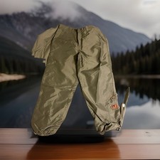 VNTG Y2K MENS JNCO GREY NYLON PANTS Style: J452NY Cut  10342A