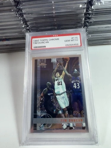 1997 Topps Chrome Tim Duncan #115