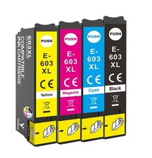 603XL Ink Cartridges Non-OEM for Epson XP2100 XP2105 XP3100 XP4100 WF2830 WF2810