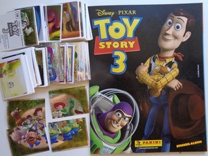 PANINI + almost Full Set 179/180 Stickers album Disney TOY Story 3