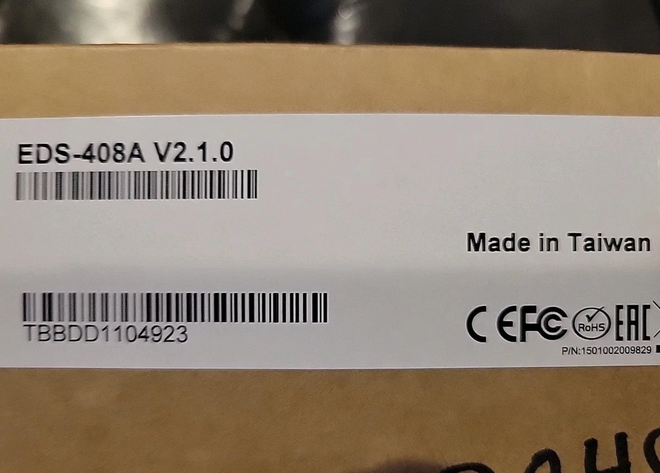 BRAND NEW MOXA EDS-408A V2.1 Managed Ethernet Switch w/ (8) 10/100BaseT(X) Ports - Image 2 of 4