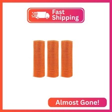 JStnana 3 Rolls Orange Deco Mesh Ribbon for Wreath Making Supplies, 10 Inch x 30