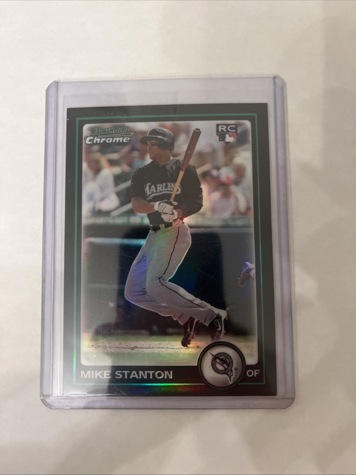 2010 Bowman Chrome #198 Mike (Giancarlo) Stanton Refractor RC Rookie