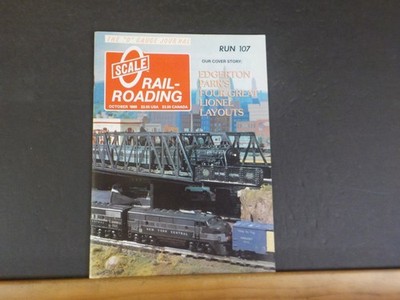 O Scale Railroading #107 Oktober 1989 Edgerton Park's 4 great Lionel Layouts