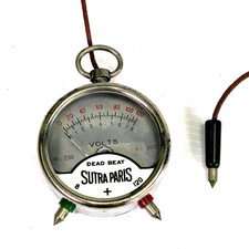 Vintage Volt Meter Dead Beat Sutra Paris