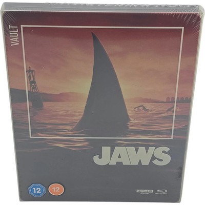Jaws: SteelBook 4K Ultra HD + Blu-ray Die Zähne des Meeres Film Vault Edition B