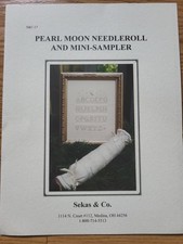 Sekas & Co Pearl Moon Needleroll and Mini-Sampler Pulled Thread Pattern