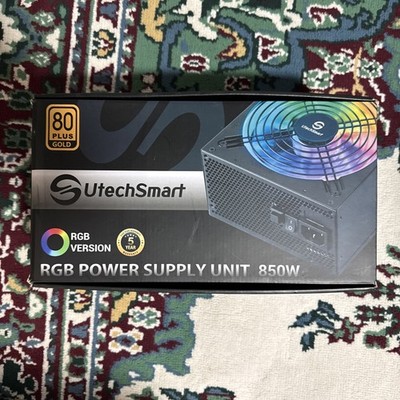 utechSmart RGB modular power supply unit 850w 80 plus gold EXCELLENT CONDITION