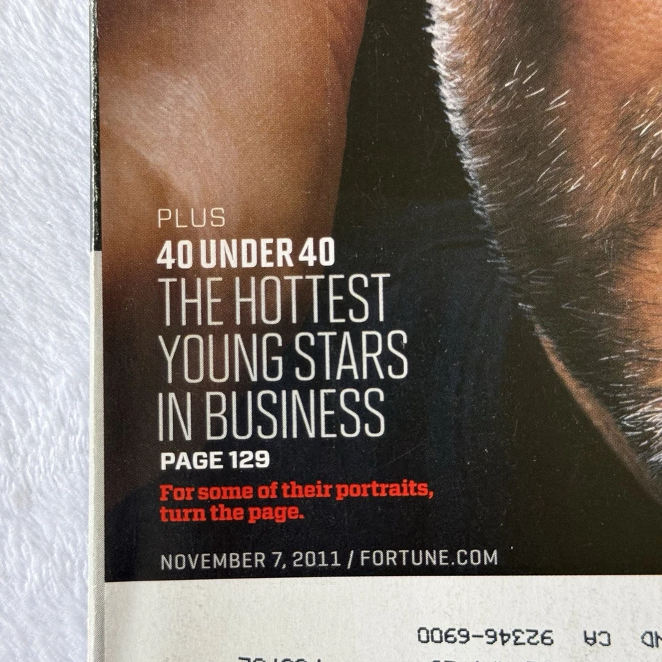 Fortune Magazine: Steve Jobs The Biography Nov 7 2011 Cargill Gates 40 Under 40 - Image 2 of 4