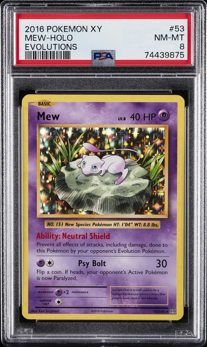Mew Pokémon TCG Professional Sports Authenticator (PSA) Individual
