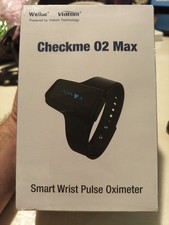 Wellue Checkme O2 Max Pulse Oximeter O2 Sensor Ring Tracking SpO2 Heart Rate 72h
