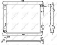 MotorküHler WasserküHler NRF 53057 FüR Soul KIA AM 253102K000 G4FC Aluminium CEE