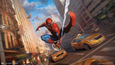 Marvel artstation javier charro spiderman magic Custom Gaming Mat Desk 6999