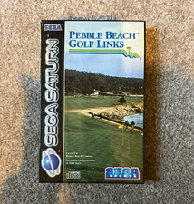 SEGA Pebble Beach Golf Links Sega Saturn PAL Manual Included 1995