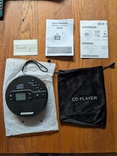 Oakcastle CD-35 Portable CD Player Bluetooth USB Playback FM AUX Black