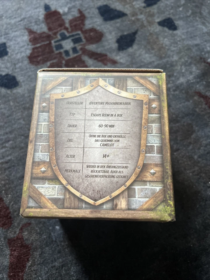 I’Dventure Cluebox The Trial Of Camelot Escape Room Juegos Puzzle En Caja Foto 2 de 4