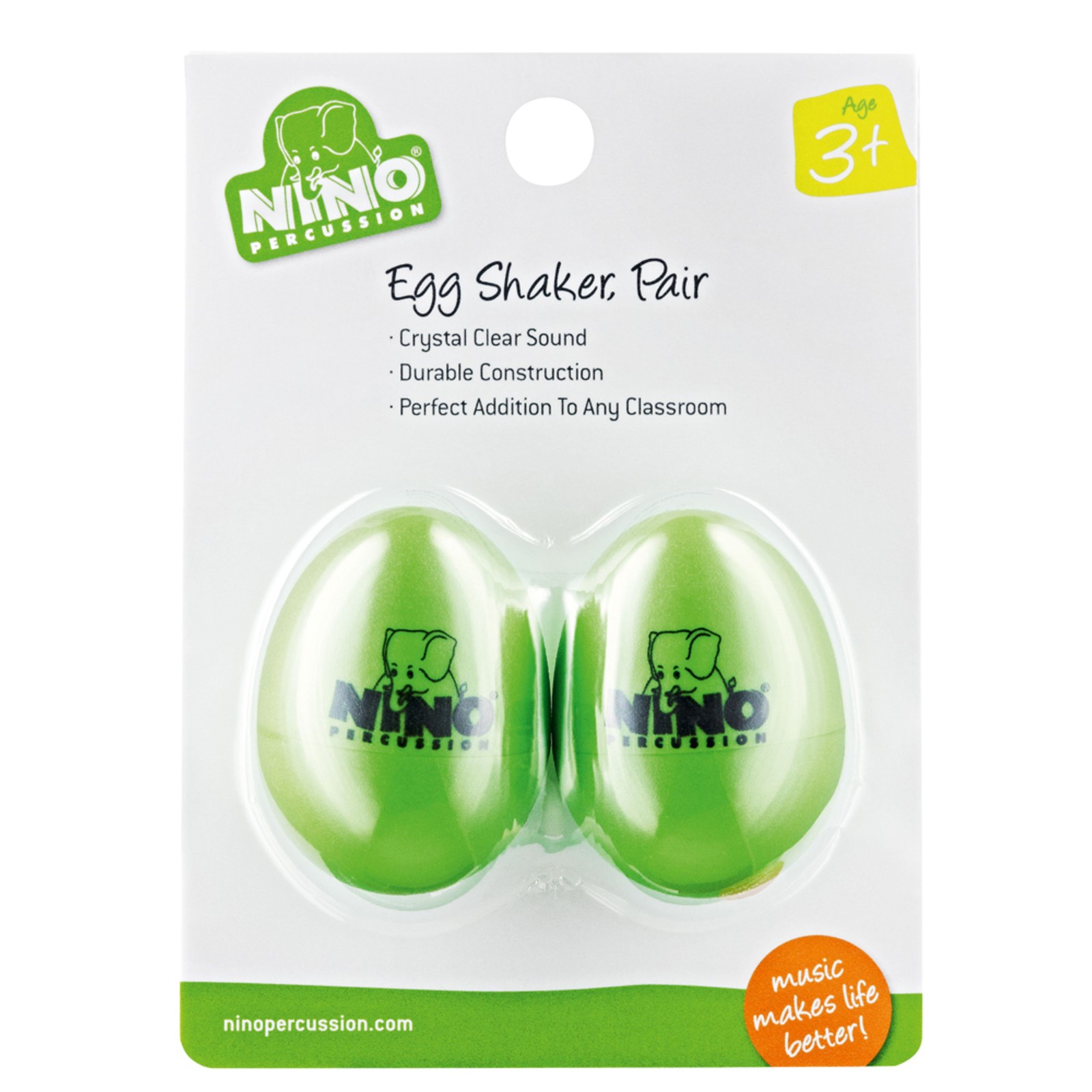 Набор шейкеров для яиц Meinl NINO540GG-2 Травянисто-зеленый 2 шт - Шейкер 2290₽