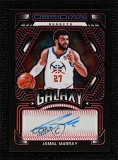 2021 Panini Obsidian Galaxy Electric Etch Red 2/5 Jamal Murray #GA-JMU Auto 0c3