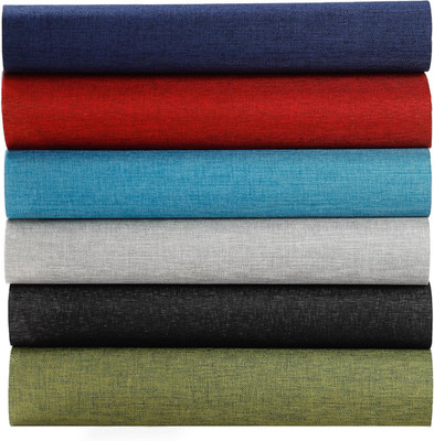 12Pcs Book Cloth for Book Binding, 14X10  6 Colors Fabric Surface and Paper Back