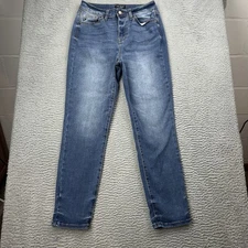 Judy Blue Skinny Blue Jeans Size 5 Measures 27x27 JB8115MD Womens Denim