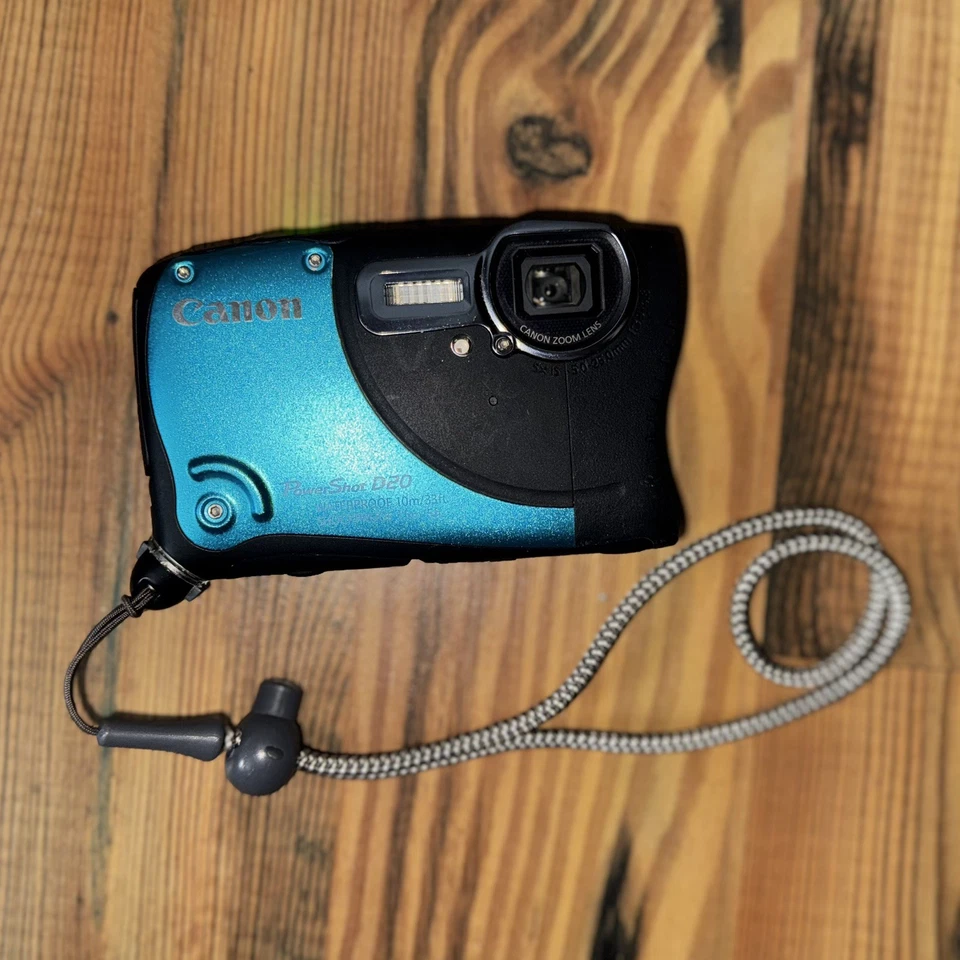 Canon PowerShot D20 (Blue) – Great Condition – Waterproof Adventure Camera - image 3 of 3