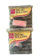 Vintage Goody Ball Tip Brush Rollers 1977 2 Pk Of 14 New 28  9581/1 Pink Pins