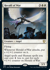 Herald of War Innistrad: Midnight Hunt Commander PLD White Rare CARD ABUGames