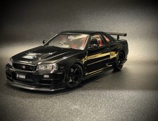 1/18 MotorHelix Nissan Skyline R34 GT-R Nismo Z-tune  Diecast With Extra Engine