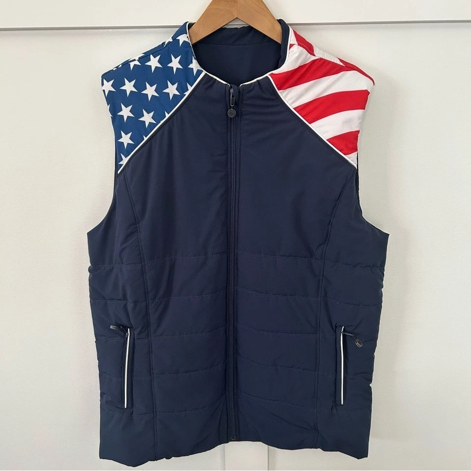Team USA Olympic Eyce by Jammin' Commemorative Figure Skating Vest American Flag - Image 3 of 4