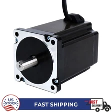 STEPPERONLINE Nema 34 Stepper Motor 1204oz.in 118mm 6A 14mm Key-way Shaft CNC